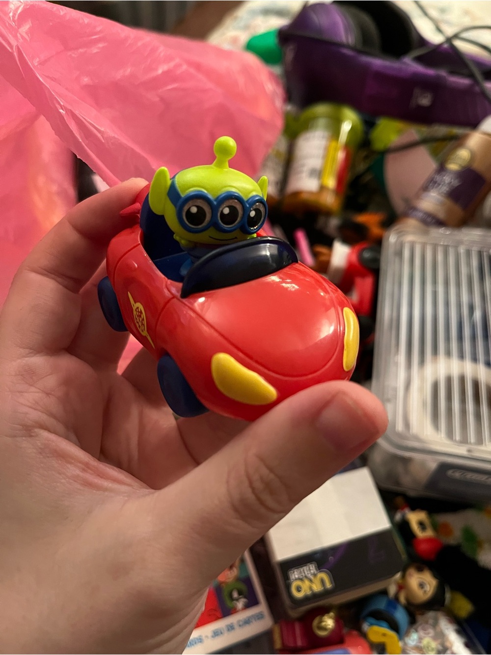 disney doorables vehicles - Green Alien - Toy Story